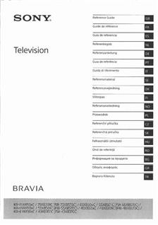 Sony Bravia KD 43X8305c manual. Camera Instructions.